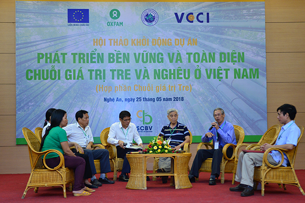 Oxfam: Khởi động dự án “Phát triển bền vững và toàn diện chuỗi giá trị nghêu và tre tại Việt Nam”